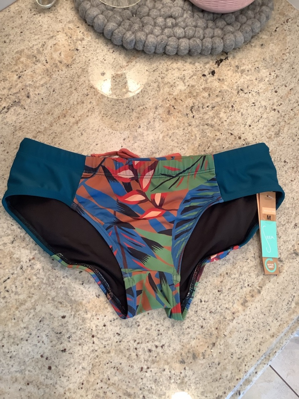 Seea Tropical Print Swim Bottoms Multicolor NWT Size Medium
